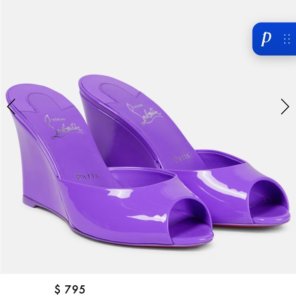 Christian Louboutin Shoes - Christian Louboutin Me Dolly Zeppa patent leather mules